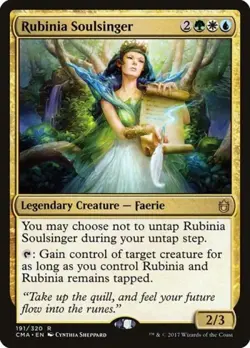 Rubinia Soulsinger - Light Play MTG Commander Anthology - Image 1