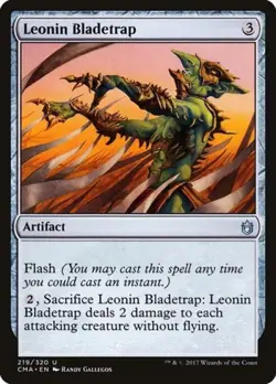 Leonin Bladetrap - Light Play MTG Commander Anthology - Image 1