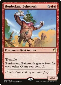Borderland Behemoth - Light Play MTG Commander Anthology Volume II - Image 1
