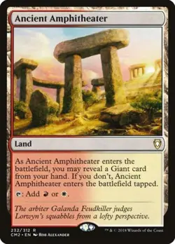Ancient Amphitheater - Light Play MTG Commander Anthology Volume II - Image 1