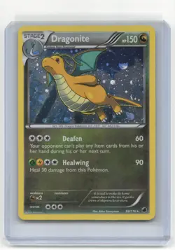 2013 Pokemon TCG Dragonite Plasma Freeze #83/116 Mod Played Holo - Image 1