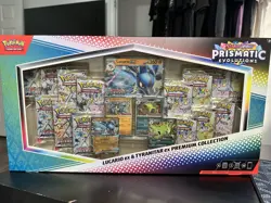 Lucario And Tyranitar Ex Pokemon TCG Prismatic EX Premium Collection Box Set - Image 1