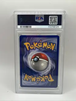 1999 Pokemon Game Hitmonchan Holo 7/102 PSA 8 Near Mint - Image 2