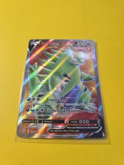 Tyranitar v 154/163 Ultra Rare Battle Styles Pokemon TCG - NM! - Image 2