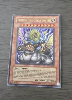 YuGiOh TCG Theinen the Great Sphinx EP1-EN001 Movie Promo Holo Rare LP/NM - Image 1