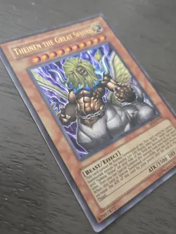 YuGiOh TCG Theinen the Great Sphinx EP1-EN001 Movie Promo Holo Rare LP/NM - Image 4