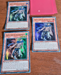 YUGIOH ~ RAIDEN, HAND of theLIGHTSWORN x3 ~ 1ST EDITION ULTRA RARE ~ BLLR-EN042 - Image 1