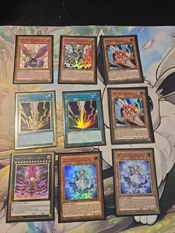 YUGIOH 9 Card Lot MGED LOT OF 9 !! - Image 1