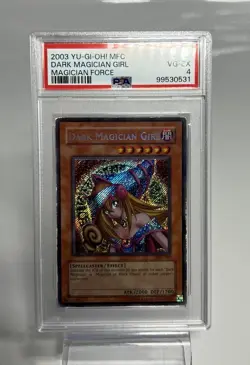YUGIOH Dark Magician Girl MFC-000 Unlimited Dark Magicans Force PSA 4 - Image 1