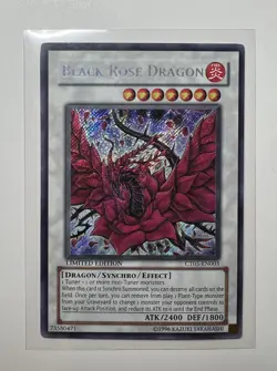 Yugioh Black Rose Dragon CT05-EN003 Secret Rare Limited Edition - Displays Well - Image 1