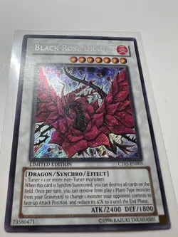 Yugioh Black Rose Dragon CT05-EN003 Secret Rare Limited Edition - Displays Well - Image 4