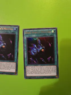 2x Yugioh Dark Spirit's Mastery LED5-EN004 Ultra Rare 1st Edition Near Mint - Image 3