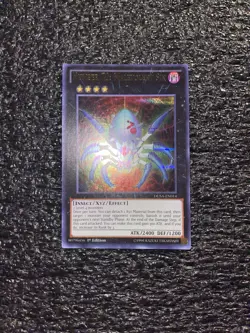 Yugioh! Number 70: Malevolent Sin DUSA-EN014 Ultra Rare 1st Edition Light Play - Image 1