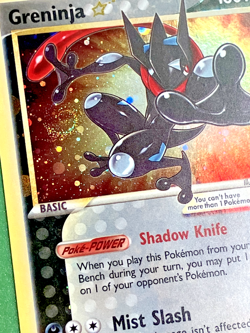 Greninja Star SWSH144 SWSH: Sword & Shield Promo Cards Holo SWIRL but creases - Image 1