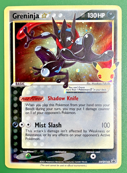 Greninja Star SWSH144 SWSH: Sword & Shield Promo Cards Holo SWIRL but creases - Image 2
