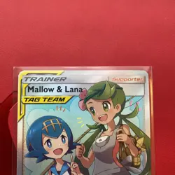 Pokemon TCG Mallow & Lana Cosmic Eclipse Full Art Ultra Rare Card 231/236 NM LP - Image 3