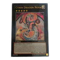 Cyber Dragon Nova SDCR-EN038 Yu-Gi-Oh! Fusion Monster Rare Card - Image 1