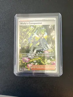 Pokemon TCG Mega Evolution Wally’s Compassion Trainer Card 186/132 Near Mint NM - Image 3