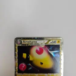 Pokemon TCG Ampharos Prime 105/123 Mysterious Treasures Ultra Rare Holo Card -LP - Image 3
