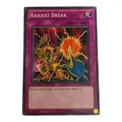 Yu-Gi-Oh! Raigeki Break Trap Card 1st Edition YS11-EN037 Common TCG - Image 1