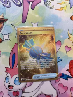 Pokemon TCG Rare Candy Scarlet & Violet Base Set Hyper Rare Card 256/198 - Image 1