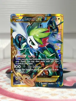 Pokemon Shaymin EX 077A/108 Full Art Secret Rare Holo Promo Card Rayquaza XY - Image 1