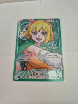 One Piece Card Game Carrot Green Character Card Op08-021 - Image 1