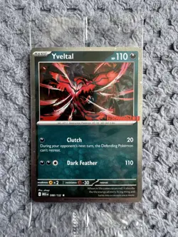 Pokemon TCG Yveltal 088/132 Holo Mega Evolution PROMO CARD Sealed GameStop - Image 1