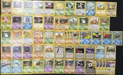 VINTAGE POKEMON Lot Of 60 Cards! Base Set Gym Heroes Fossil Jungle Sandstorm Neo - Image 1