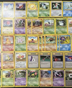VINTAGE POKEMON Lot Of 60 Cards! Base Set Gym Heroes Fossil Jungle Sandstorm Neo - Image 3