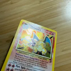 Pokemon TCG Charizard Base Set 2 Holo Rare Card 4/130 MP - Image 4