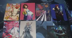 Magic The Gathering Final Fantasy Art Series Lot (16 Cards) Yuna, Vivi, King Mog - Image 3