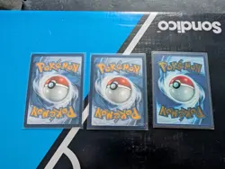 Pokemon 151 UPC Promo Card Set - Mew SIR, Mewtwo SIR, Mew EX (metal) - Image 2