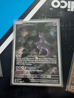 Pokemon 151 UPC Promo Card Set - Mew SIR, Mewtwo SIR, Mew EX (metal) - Image 4