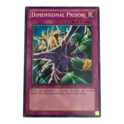 Dimensional Prison Yu-Gi-Oh! Trap Card 1st Edition SDCR-EN033 NM/Mint Rare TCG - Image 1