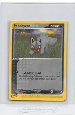 POOCHYENA 65/109 - NON-HOLO - EX Ruby and Sapphire - e-READER Pokemon Card - NM - Image 1
