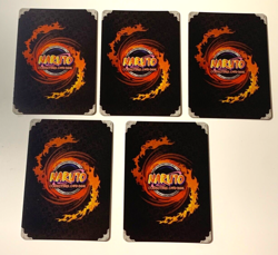 NARUTO CCG TCG 5 KAGES CUSTOM SUPER RARE FLASH SHINY CARDS - Image 2