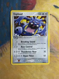 Exploud 6/101 Ex Hidden Legends Holo Rare 2004 Pokemon Card MP - Image 2