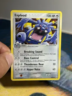 Exploud 6/101 Ex Hidden Legends Holo Rare 2004 Pokemon Card MP - Image 3