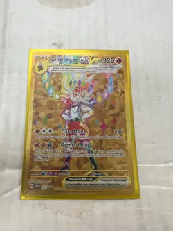 Cinderace EX 163 Scarlet & Violet Promo Cards Secret Rare NrMt - Image 1