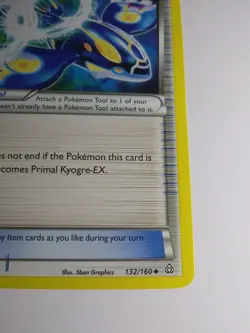 Kyogre Spirit Link 132/160 LP - Primal Clash Pokemon Card TCG NM/M - Image 3