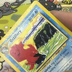 Octillery 34/64 Neo Revelation Pokemon Card TCG Unlimited MP/HP Creased - Image 4