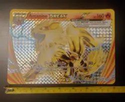 2017 Pokemon Arcanine Break XY180 HP160 Promo Holo Rare with Jumbo Card - Image 3