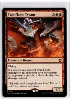 Twinflame Tyrant | [FDN] LP x1 MTG Magic: the Gathering - Image 1