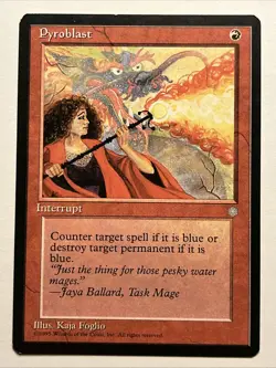 Pyroblast - MTG Ice Age - Magic The Gathering - Regular Finish - Image 1