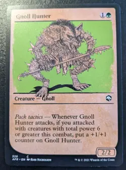 Gnoll Hunter (Showcase) 326 AFR Common Adventures In The Forgotten Realms MTG - Image 1