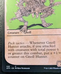 Gnoll Hunter (Showcase) 326 AFR Common Adventures In The Forgotten Realms MTG - Image 4