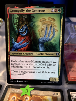 MTG Magic The Gathering Grumgully, The Generous Uncommon CLB - Image 1
