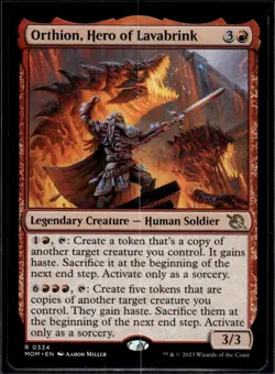 Orthion, Hero of Lavabrink R March of the Machine 334 NM - Image 1