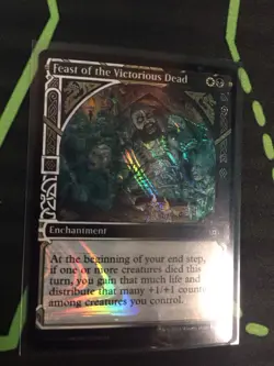 MTG Magic The Gathering Feast Of The Voracious Dead Halo Foil Orzhov Enchantment - Image 2
